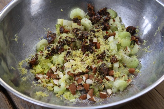 Celery Salad with Dates, Almonds, and Parmesan 1
